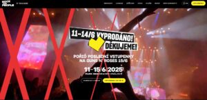 Vyprodaná nabídka vstupenek na festival Rock fo People