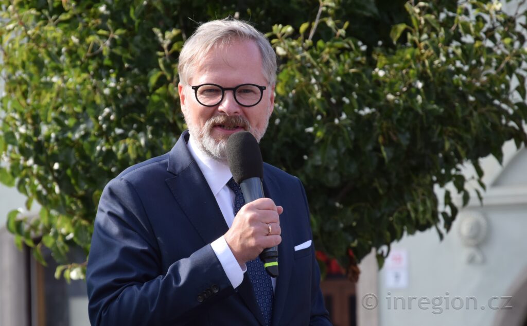 Premiér Petr Fiala, foto: inregion.cz, Šárka Konečná