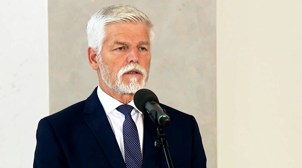 Prezident Petr Pavel po sérii úvodních povolebních jednání, reprofoto c ČT: inregion.cz