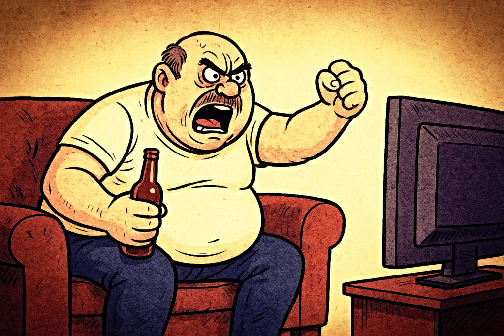 Volič obecný, satirická ilustrace: Šárka Konečná, inregion.cz