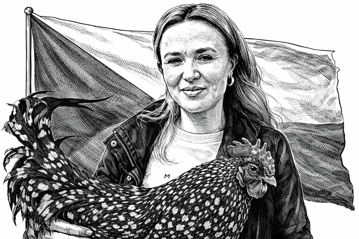 Monika Oborná, satirická ilustrace. KRESBA: Šárka Konečná, inregion.cz
