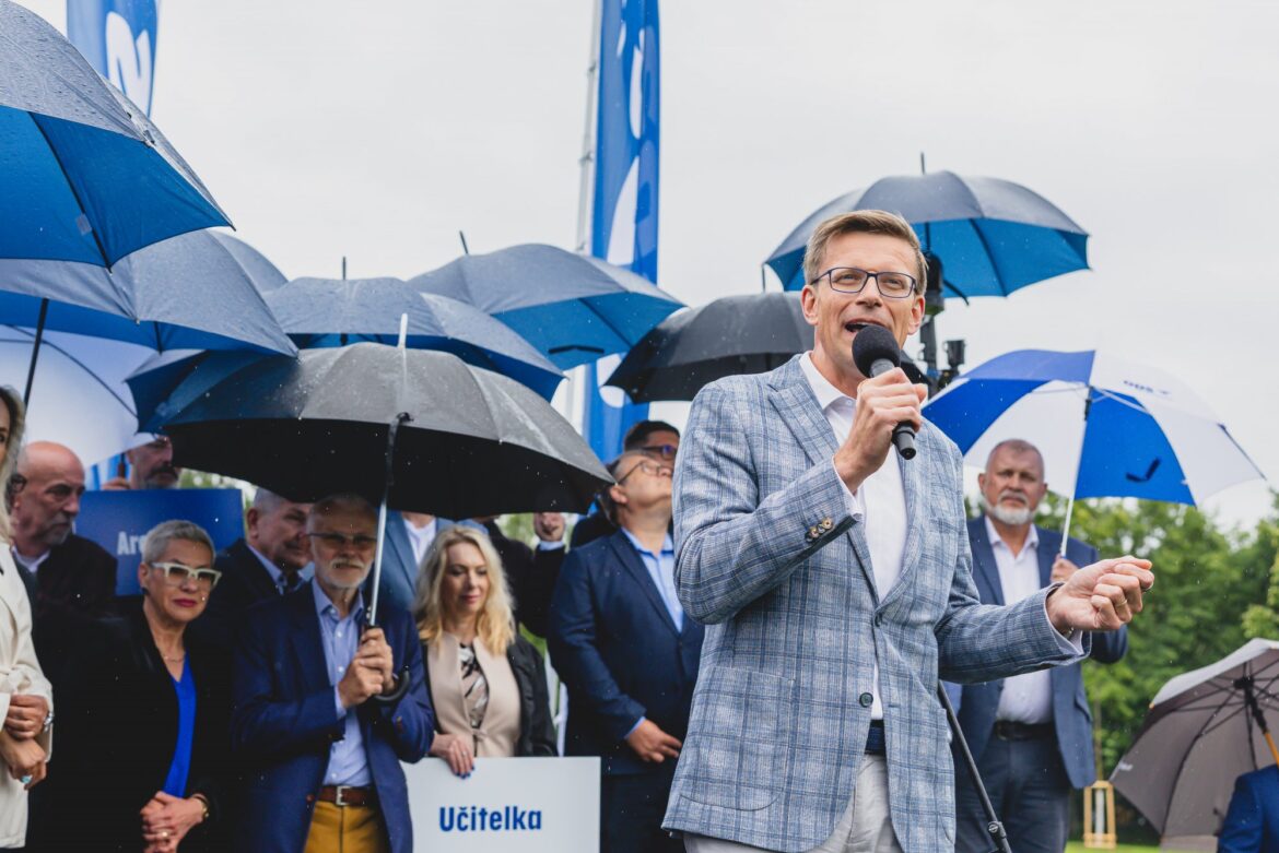 Předseda ODS Martin Kupka při zahájení kampaně ke komunálním a senátním volbám, FOTO: ODS/se souhlasem