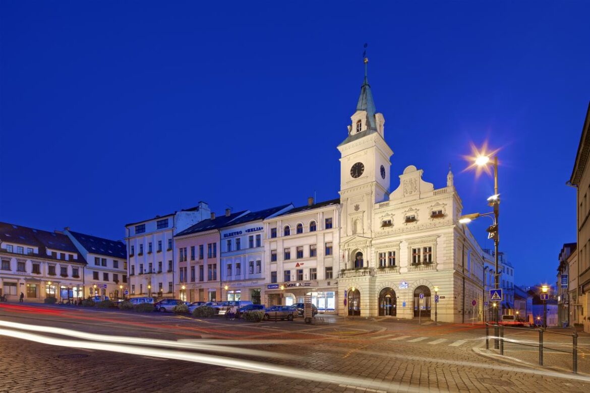 Turnovská radnice v noci, FOTO: Město Turnov/se souhlasem