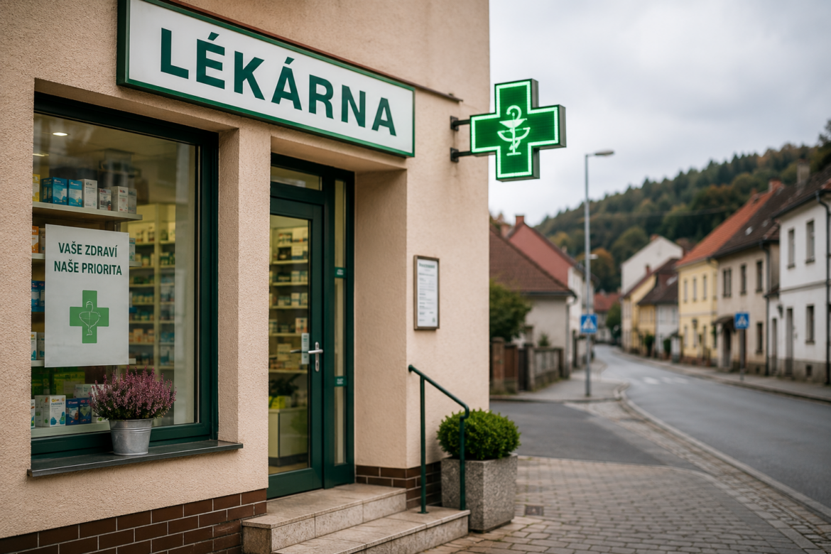 Lékárna, ilustrační obrázek, FOTO: Zdenka Konečná, inregion.cz, za pomoci SW Ai, Id, Ps a ADOBE Creative